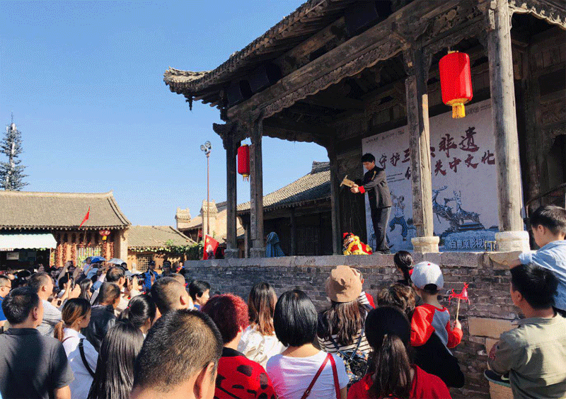 白鹿原影视城国庆活动异彩纷呈